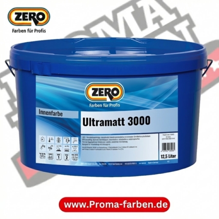 Zero Ultramatt 3000 – 12,5 L weiß jaufen bei Proma Farben