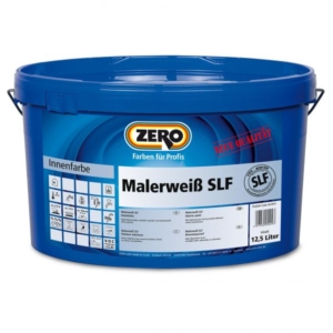 Zero Malerweiß SLF Wandfarbe – 12,5 Liter – Weiss Kaufen bei ProMa farben.de