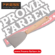 Friess Techno Abbrennspachtel 8cm gerade kaufen bei Proma Farben.de Maler Fachhandel & Onlineshop