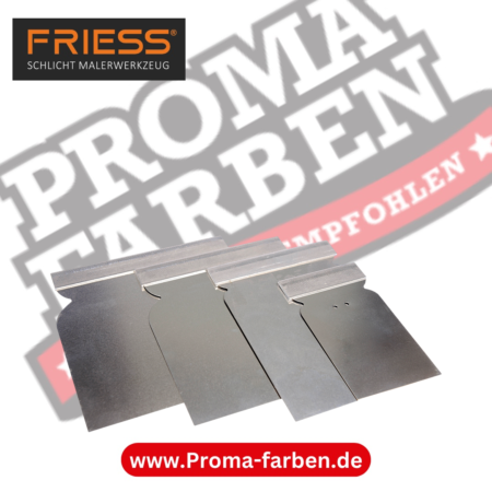 Friess Techno Japanspachtel Satz 4 teilig rostfrei Alurücken kaufen bei Proma Farben.de Maler Fachhandel & Onlineshop