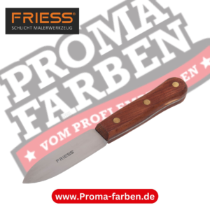 Friess Techno Kittmesser 90 mm rostfrei kaufen bei Proma Farben.de Maler Fachhandel & Onlineshop