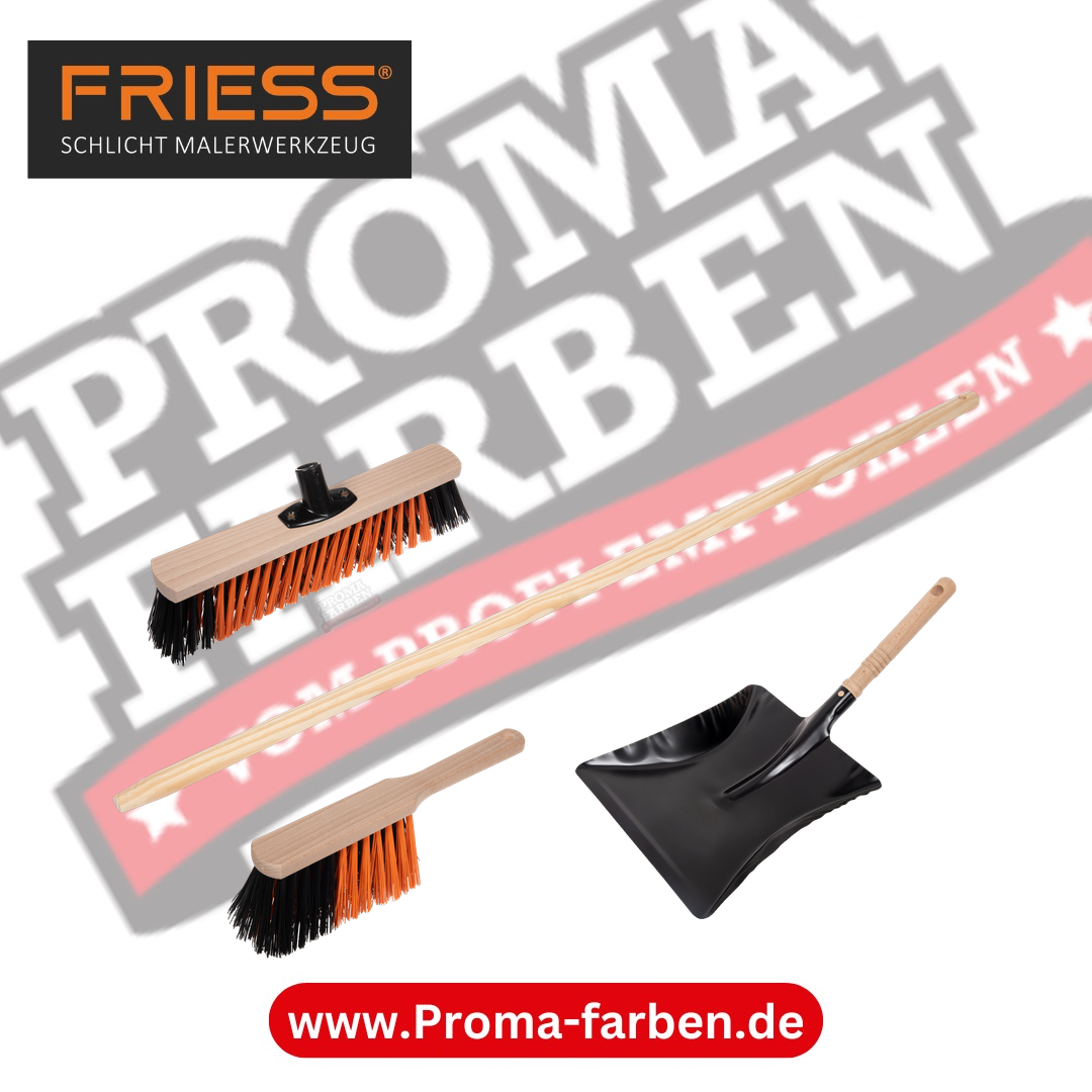 Friess Techno Besen Set Cross Clean 4 teilig kaufen bei Proma Farben.de Maler Fachhandel & Onlineshop
