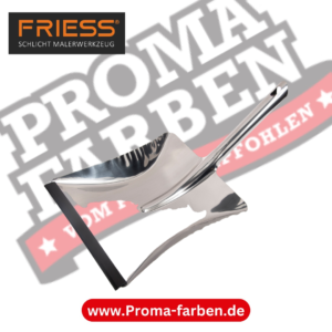 Friess Techno Kehrschaufel Edelstahl 23 cm mit Gummilippe kaufen bei Proma Farben.de Maler Fachhandel & Onlineshop
