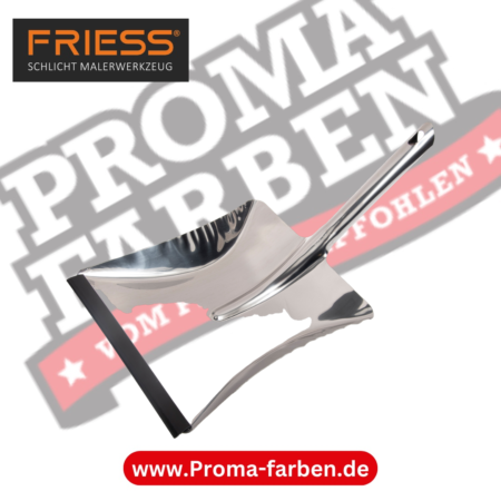 Friess Techno Kehrschaufel Edelstahl 23cm Gummilippe kaufen bei Proma Farben.de Maler Fachhandel & Onlineshop