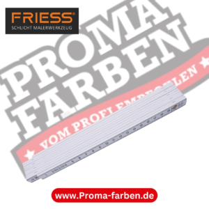 Friess Techno Glasfasermaßstab 200 cm kaufen bei Proma Farben.de Maler Fachhandel & Onlineshop