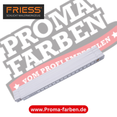 Friess Techno Glasfasermaßstab 200cm kaufen bei Proma Farben.de Maler Fachhandel & Onlineshop