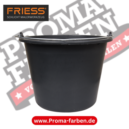 Friess Techno Baueimer 12Liter schwarz kaufen bei Proma Farben.de Maler Fachhandel & Onlineshop