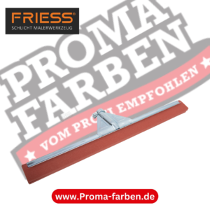 Friess Techno Wasserschieber Gummi rot 55 cm verstellbar kaufen bei Proma Farben.de Maler Fachhandel & Onlineshop