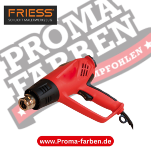 Friess Techno Heißluft-Gerät 2000 Watt elektronisch kaufen bei Proma Farben.de Maler Fachhandel & Onlineshop