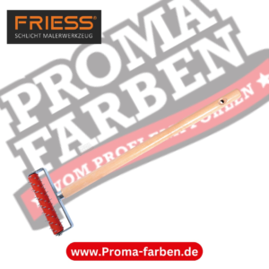 Friess Techno Stachelwalze Kunststoff 150 mm mit Holzstiel kaufen bei Proma Farben.de Maler Fachhandel & Onlineshop