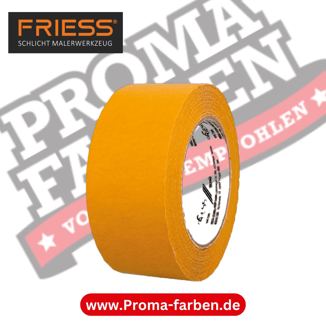 Friess Techno Gewebeband doppelseitig 50mmx25m kaufen bei Proma Farben.de Maler Fachhandel & Onlineshop