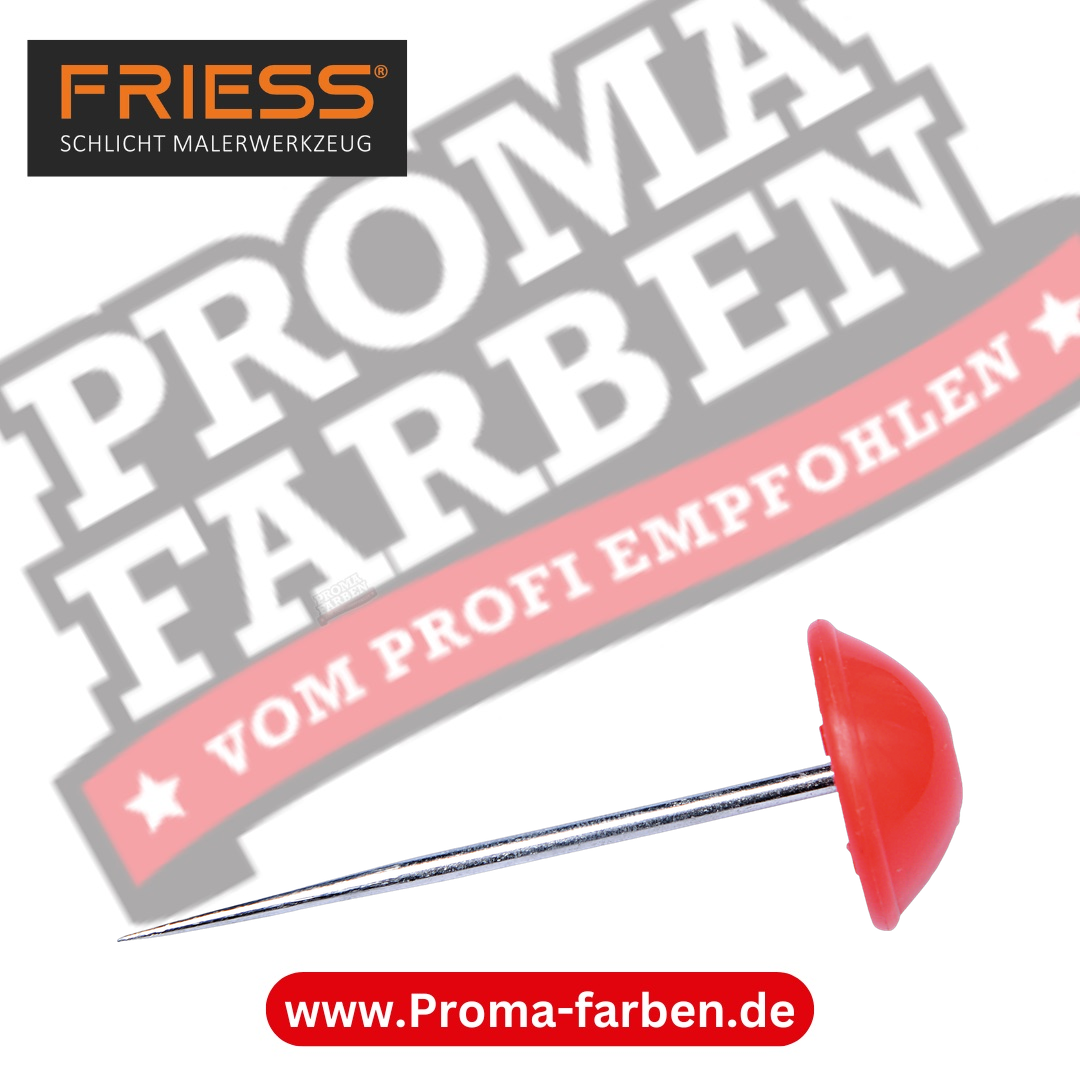 Friess Techno Teppichnadeln Kunststoff 70mm rot kaufen bei Proma Farben.de Maler Fachhandel & Onlineshop
