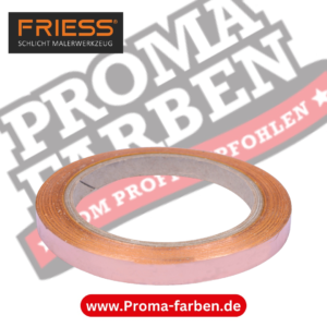 Friess Techno Kupferleitband 60 m selbstklebend Friess Techno Kupferleitband 60 m selbstklebend kaufen bei Proma Farben.de Maler Fachhandel & Onlineshop
