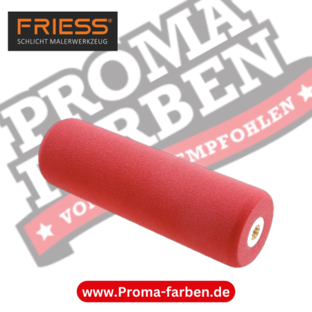 Friess Techno MicroCrater Schaumwalze Breite 18cm beidseitig rund kaufen bei Proma Farben.de Maler Fachhandel & Onlineshop