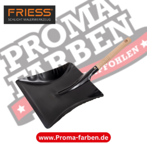 Friess Techno Kehrschaufel Metall 23 cm mit Holzstiel kaufen bei Proma Farben.de Maler Fachhandel & Onlineshop