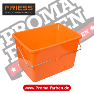 Friess Techno Farbeimer Kunststoff 14 l orange Friess Techno Farbeimer Kunststoff 14 l orange kaufen bei Proma Farben.de Maler Fachhandel & Onlineshop