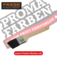 Friess Techno Flachpinsel abgeschrägt 35mm schwarze Chinaborste kaufen bei Proma Farben.de Maler Fachhandel & Onlineshop