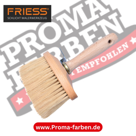 Friess Techno Fassaden Streichbürste oval 62mm helle Chinaborste kaufen bei Proma Farben.de Maler Fachhandel & Onlineshop