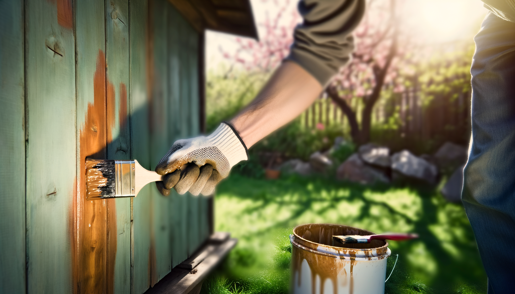 Gartenhaus streichen – ProMa Farben Hamburg