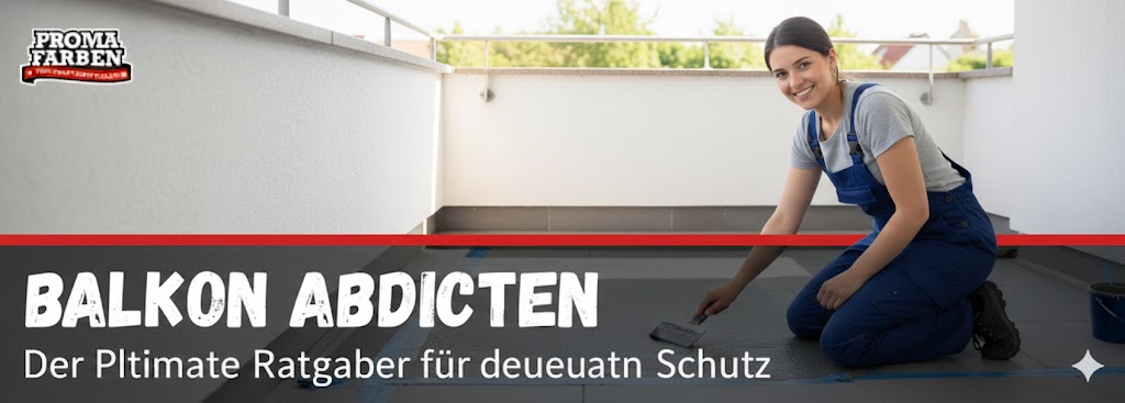 Balkon Abdichten Ratgeber ProMa Farben