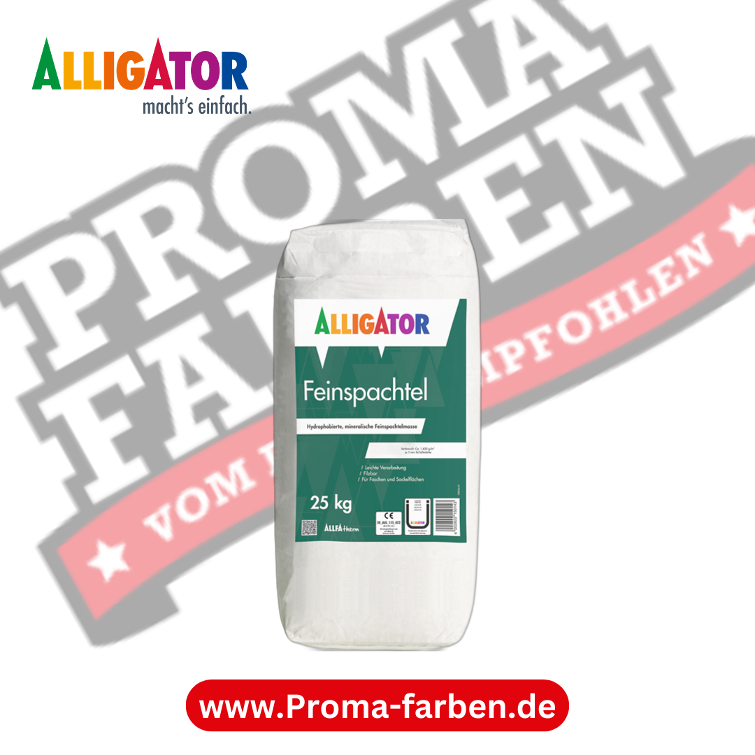 Alligator Feinspachtel kaufen bei Proma Farben.de Maler Fachhandel & Onlineshop