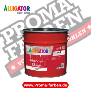 Alligator Malacryl-Klassik Wandfarbe kaufen bei Proma Farben.de Maler Fachhandel & Onlineshop