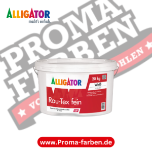 Alligator Rau-Tex fein LEF Wandfarbe kaufen bei Proma Farben.de Maler Fachhandel & Onlineshop