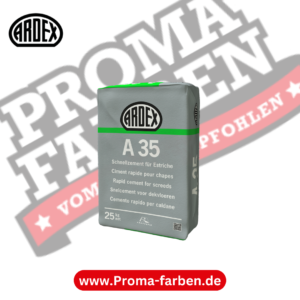 ARDEX A 35 Schnellzement ARDEX A 35 Schnellzement kaufen bei Proma Farben.de Maler Fachhandel & Onlineshop