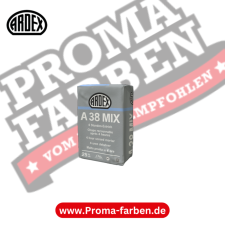 ARDEX A 38 MIX 4-Stunden-Estrich kaufen bei Proma Farben.de Maler Fachhandel & Onlineshop