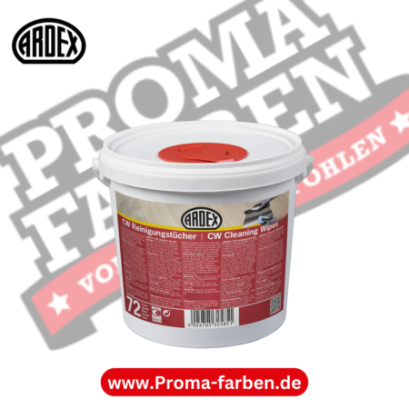 ARDEX CW Reinigungstücher – 72 Stück, reissfest, vielseitig einsetzbar kaufen bei Proma Farben.de Maler Fachhandel & Onlineshop