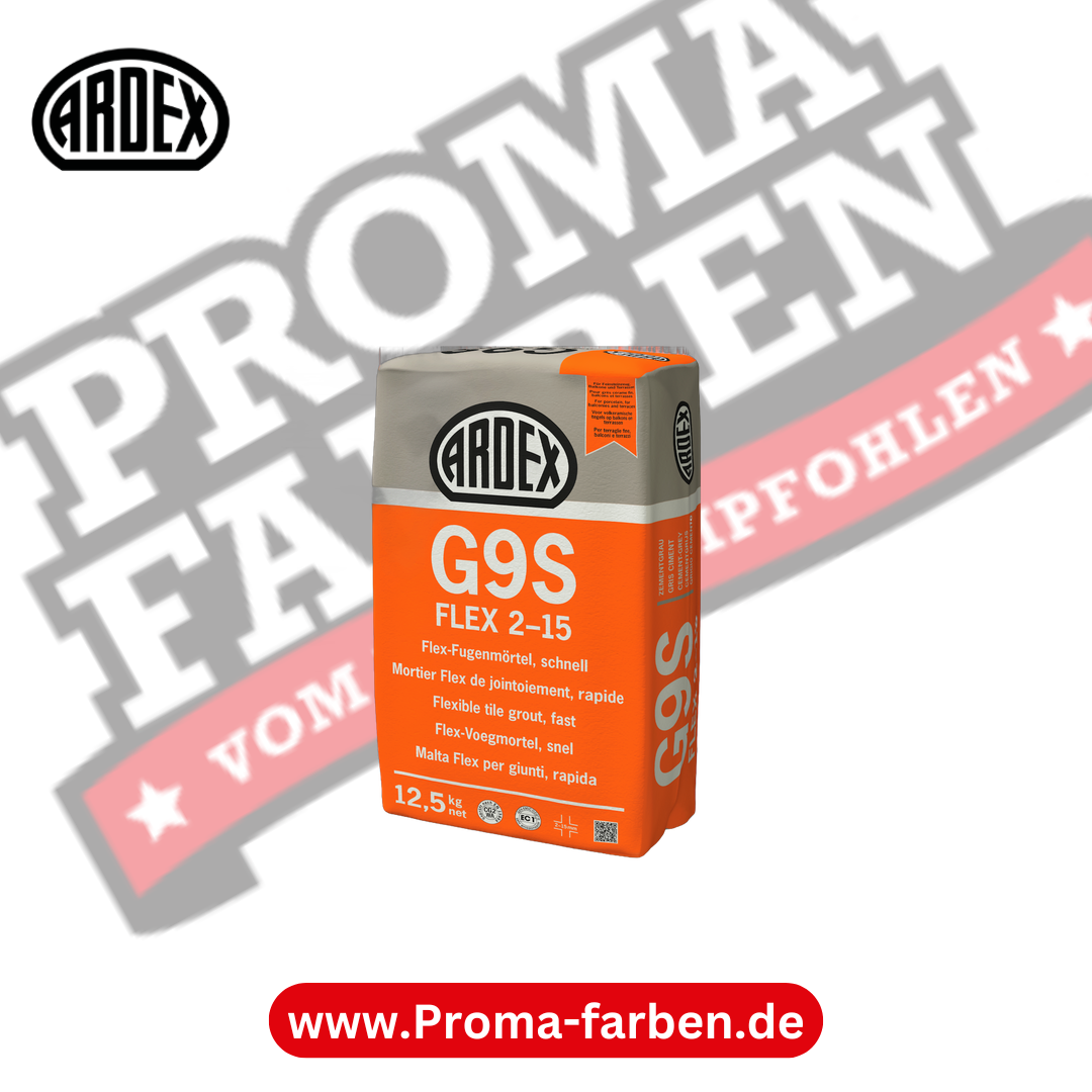 ARDEX G9S FLEX 2-15 Flex-Fugenmörtel schnell kaufen bei Proma Farben.de Maler Fachhandel & Onlineshop