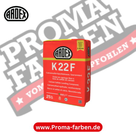 ARDEX K 22 F Calciumsulfat-Spachtelmasse Faserarmiert kaufen bei Proma Farben.de Maler Fachhandel & Onlineshop