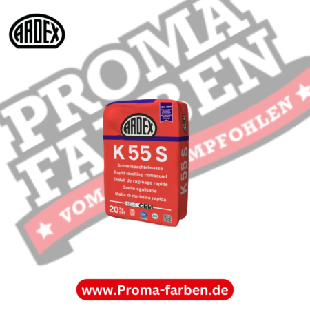 ARDEX K 55 S Schnellbodenspachtelmasse kaufen bei Proma Farben.de Maler Fachhandel & Onlineshop