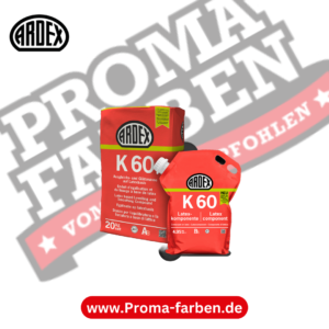 ARDEX K 60 2K Ausgleichs- und Glättmasse - Komponente A+B – A () + B () kaufen bei Proma Farben.de Maler Fachhandel & Onlineshop