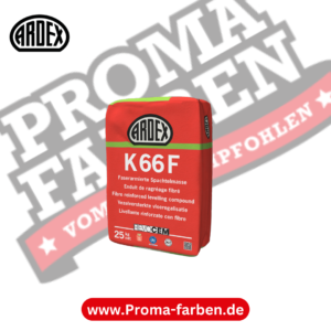 ARDEX K 66 F faserarmierte Spachtelmasse ARDEX K 66 F faserarmierte Spachtelmasse kaufen bei Proma Farben.de Maler Fachhandel & Onlineshop