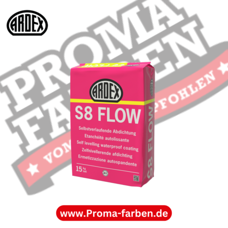 ARDEX S 8 FLOW Selbstlaufende Abdichtung kaufen bei Proma Farben.de Maler Fachhandel & Onlineshop