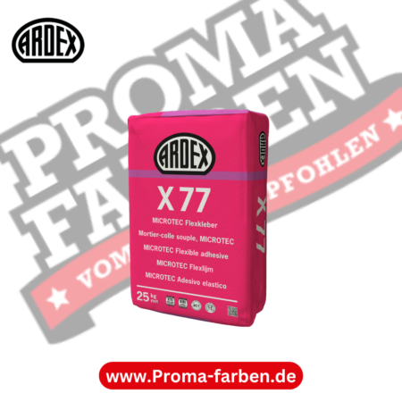 ARDEX X 77 S MICROTEC Flexkleber schnell kaufen bei Proma Farben.de Maler Fachhandel & Onlineshop
