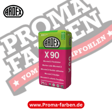 ARDEX X 90 OUTDOOR MICROTEC Flexkleber kaufen bei Proma Farben.de Maler Fachhandel & Onlineshop
