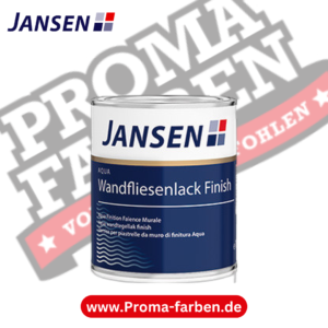 Jansen Aqua Wandfliesenlack Finish Jansen Aqua Wandfliesenlack Finish kaufen bei Proma Farben.de Maler Fachhandel & Onlineshop