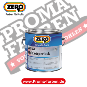 Zero Aqua Heizkörperlack kaufen bei Proma Farben.de Maler Fachhandel & Onlineshop
