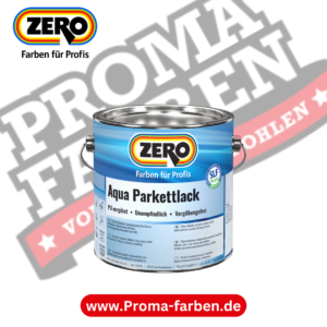 Zero Aqua Parkettlack kaufen bei Proma Farben.de Maler Fachhandel & Onlineshop