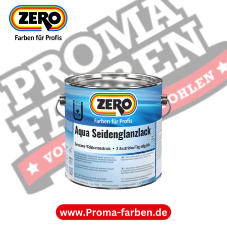 Zero Aqua Seidenglanzlack kaufen bei Proma Farben.de Maler Fachhandel & Onlineshop