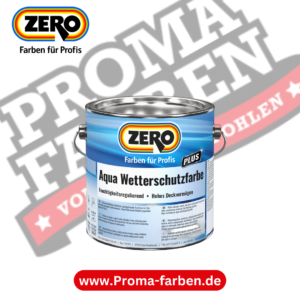 Zero Aqua Wetterschutzfarbe kaufen bei Proma Farben.de Maler Fachhandel & Onlineshop