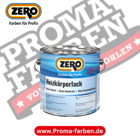 Zero Heizkörperlack kaufen bei Proma Farben.de Maler Fachhandel & Onlineshop