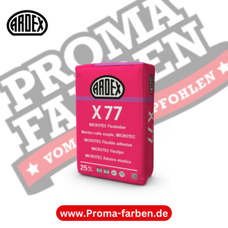 ARDEX X 77 MICROTEC Flexkleber schnell kaufen bei Proma Farben.de Maler Fachhandel & Onlineshop