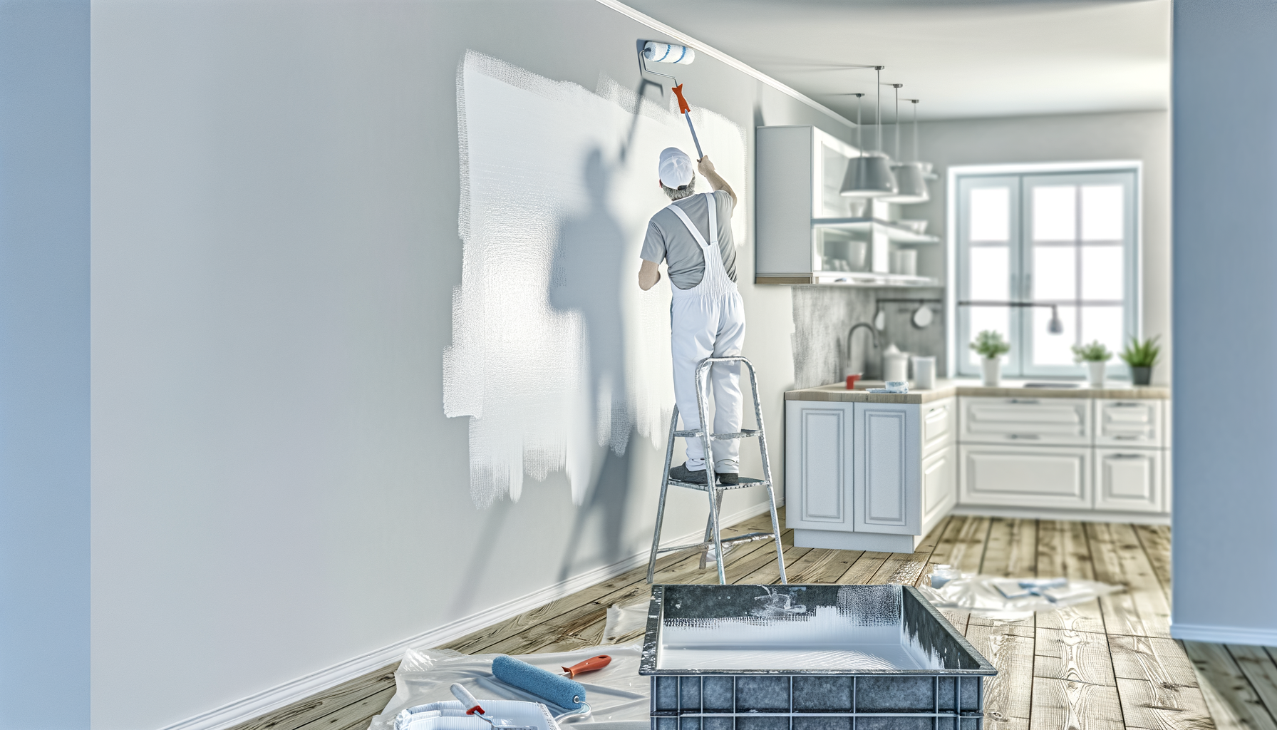 Latexfarbe streichen – ProMa Farben Hamburg