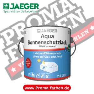 Jaeger 305 Aqua Sonnenschutzlack kaufen bei Proma Farben.de Maler Fachhandel & Onlineshop