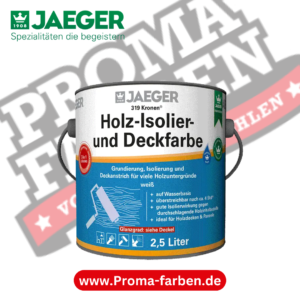 Jaeger 319 Kronen Holz-Isolier- und Deckfarbe kaufen bei Proma Farben.de Maler Fachhandel & Onlineshop