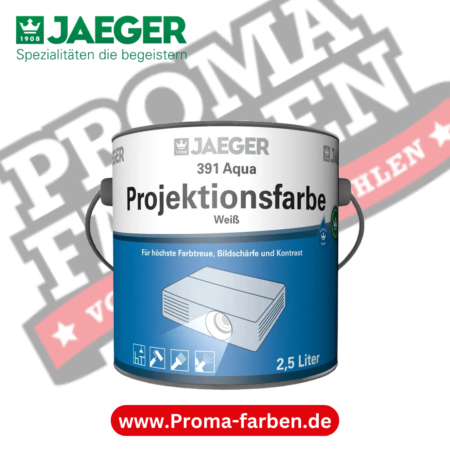 Jaeger 391 Aqua Projektionsfarbe kaufen bei Proma Farben.de Maler Fachhandel & Onlineshop