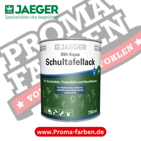 Jaeger 394 Aqua Schultafellack 750ml Mattgrün kaufen bei Proma Farben.de Maler Fachhandel & Onlineshop